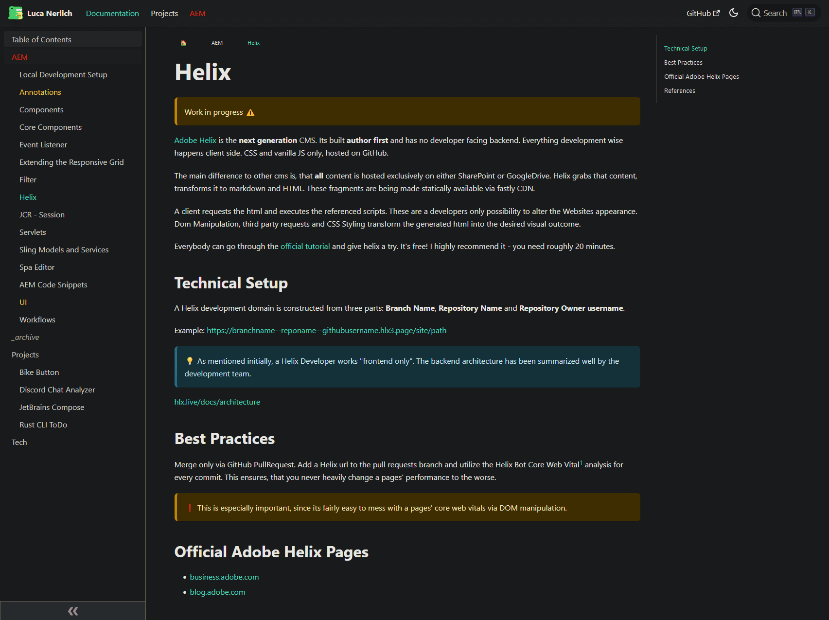 Personal Blog